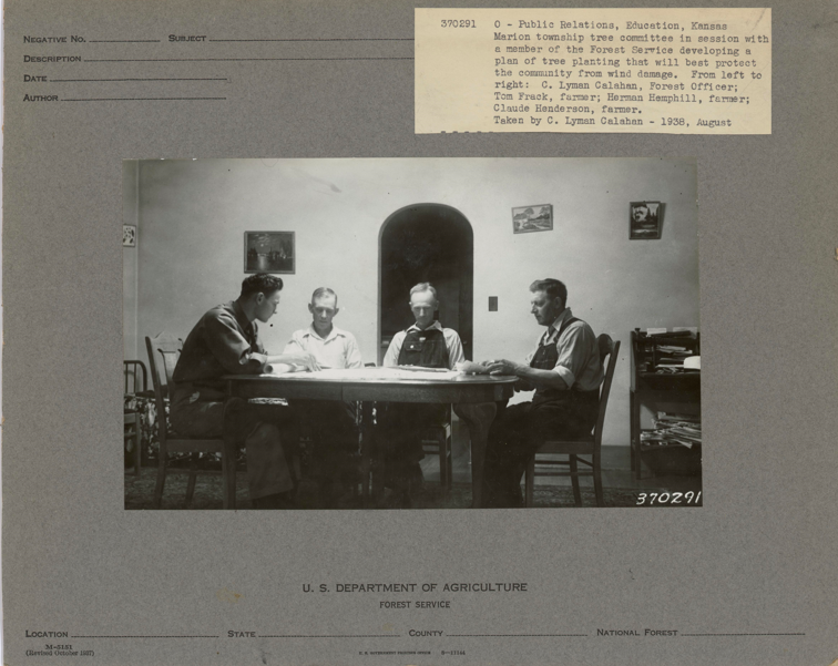 Marion Township Tree Board Meeting 1938