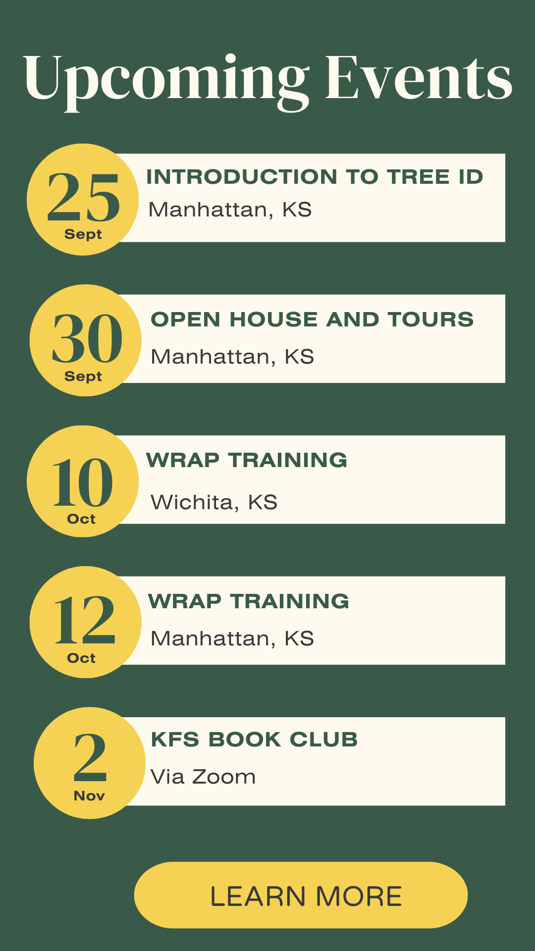 Upcoming Events