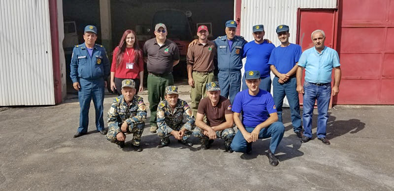 KFS with Armenia Firefighters