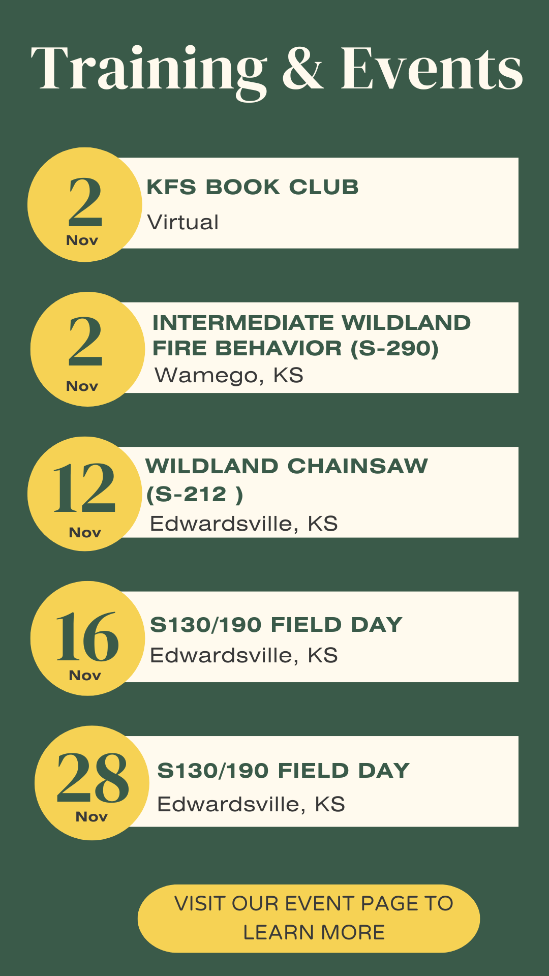 Upcoming Events