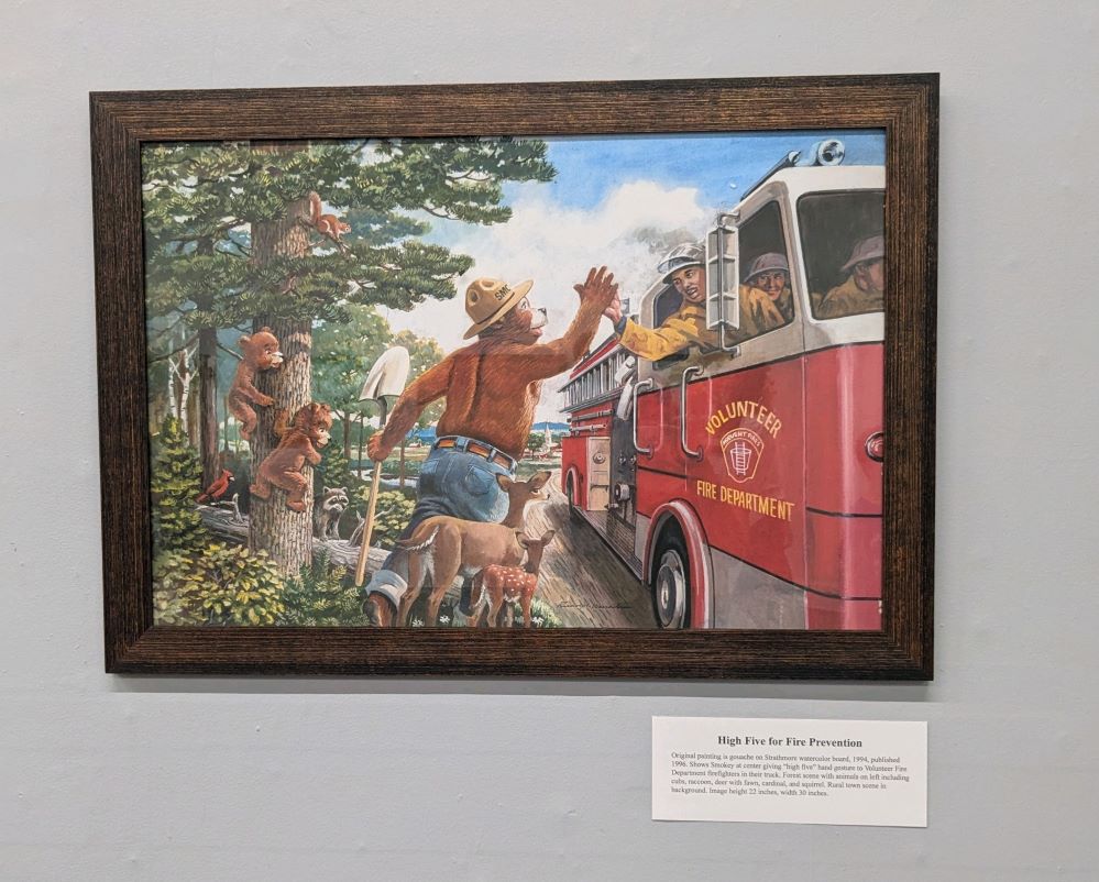 Painter Rudy Wendelin, who grew up in Ludell, Kansas, and worked as an illustrator for the Forest Service in 1933, was the mastermind behind Smokey Bear’s human-like appearance—complete with ranger hat and blue jeans—and helped ensure his message, “Only YOU can prevent wildfires,” endured for generations.